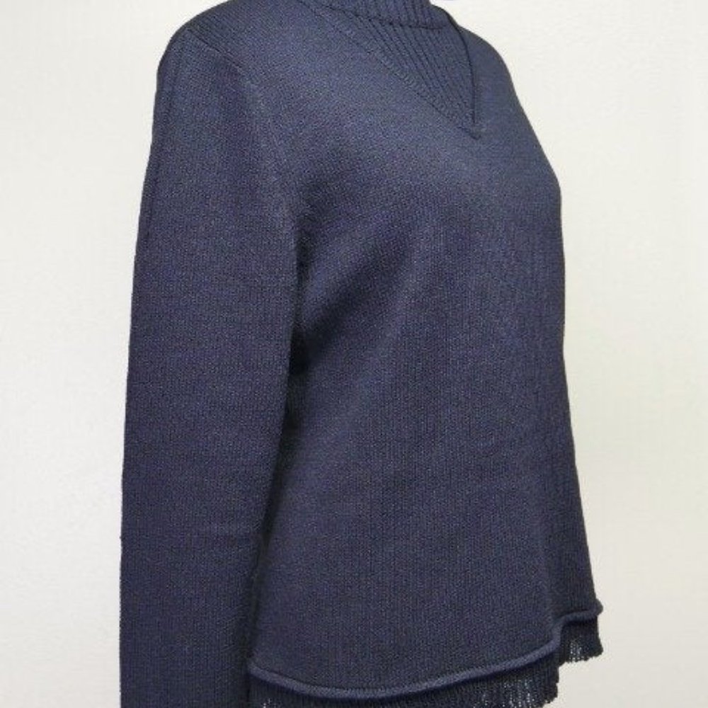 Baobei Black Wool Blend w/Lace Sweater - Picture 4 of 8